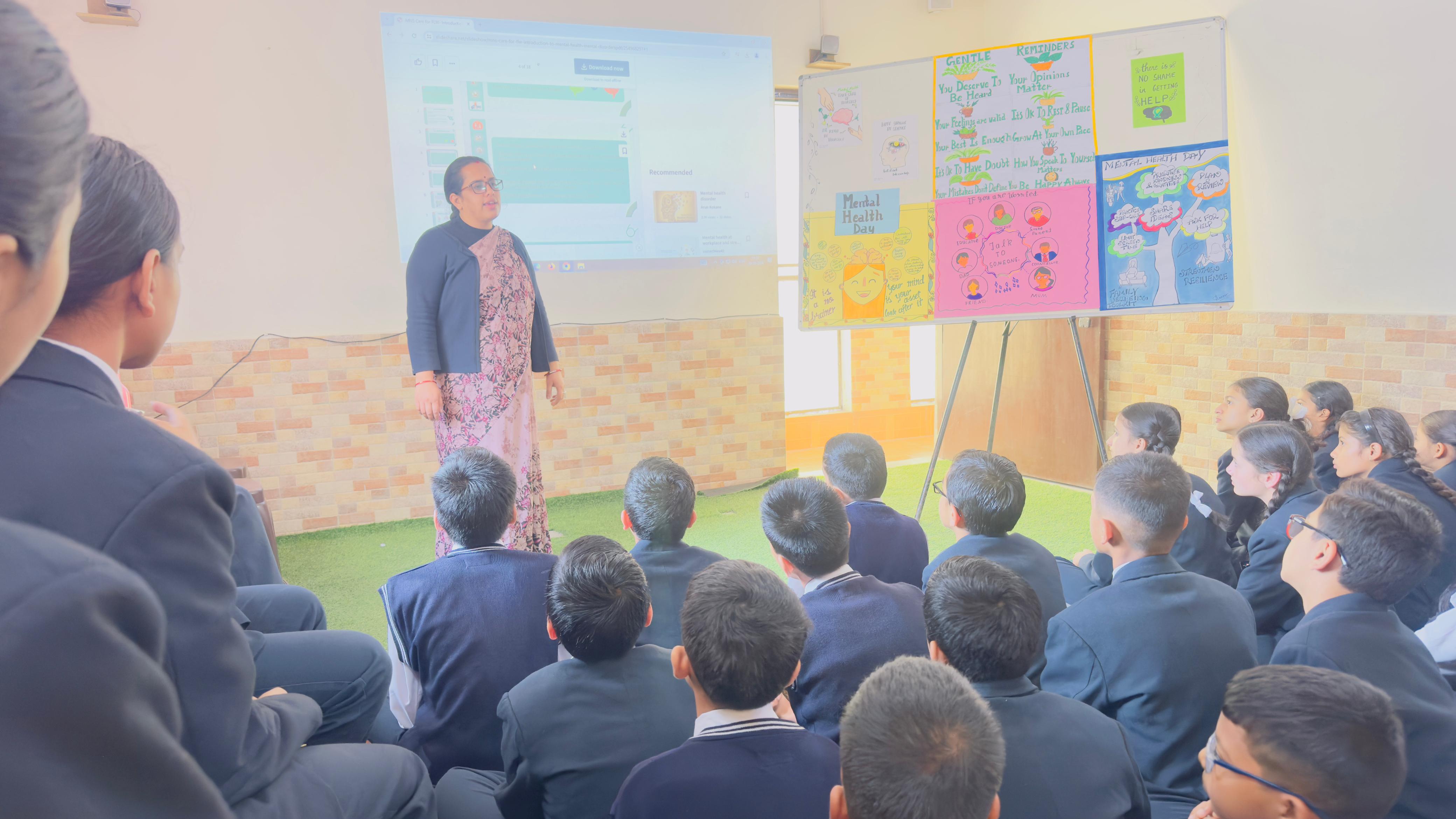 SEMINAR ON MENTAL HEALTH BY AARTI PANDEY